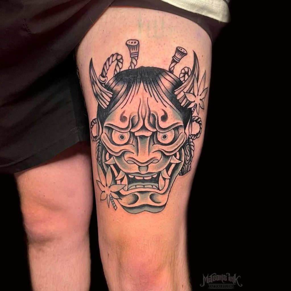 mask tattoo